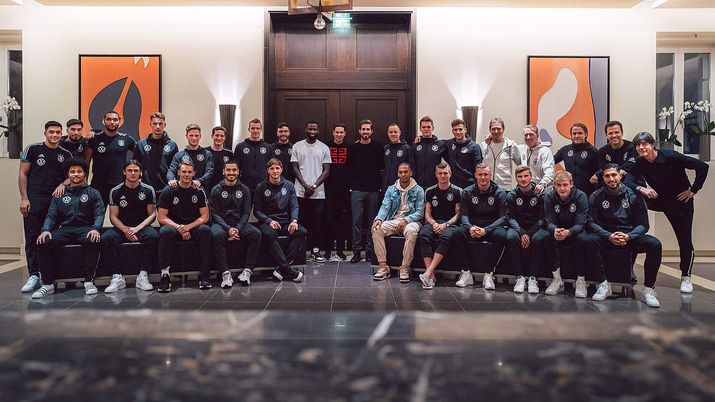 I nazionali tedeschi ci mettono il cuore 