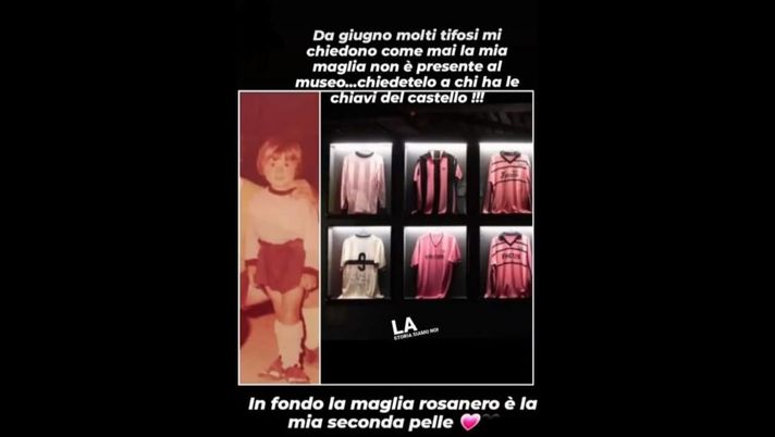Palermo, la polemica di Tedesco: “Perché non c’è la mia maglia al museo?”  palermo