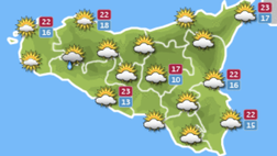 Meteo, Palermo: poco nuvoloso e pioggia assente, le previsioni di martedì 19 ottobre