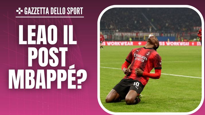 esultanza gol Rafael Leao AC Milan Milan-Rennes 3-0 Europa League 2023-2024