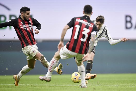 Il secondo goal di Chiesa. al Milan: l'esterno della Juventus sfrutta gli errori di Theo Hernandez e di Romagnoli Il secondo goal di Chiesa. al Milan: l'esterno della Juventus sfrutta gli errori di Theo Hernandez e di Romagnoli