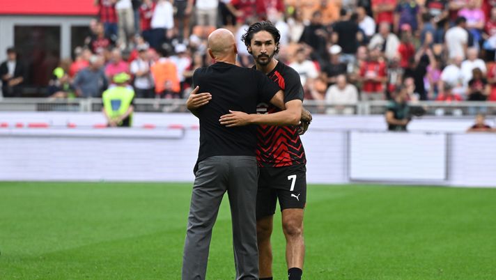 Pioli Adli AC Milan amichevole Olympique Marsiglia-Milan 0-2