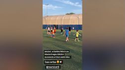 VIDEO / Sorpresa, Mauro Icardi entra nella partita tra bambini