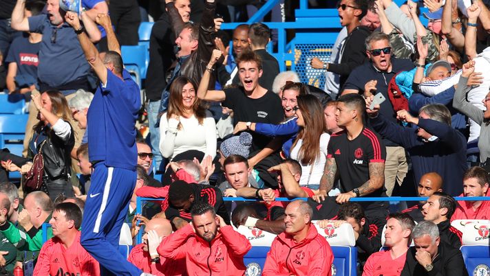 Maurizio Sarri e josé Mourinho 