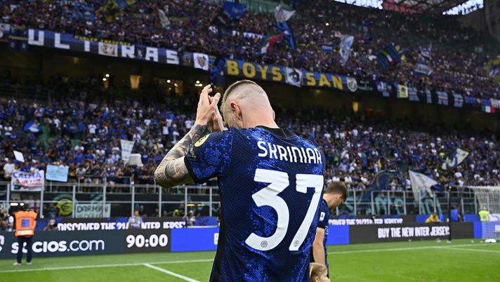 skriniar inter lacrime