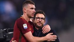 Roma, fastidio muscolare per Dzeko: la situazione