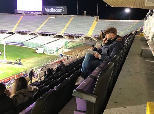 Foto Violanews FOTO VN – Al Franchi c’è il diesse del Bologna Di Vaio. Sul taccuino…- immagine 2