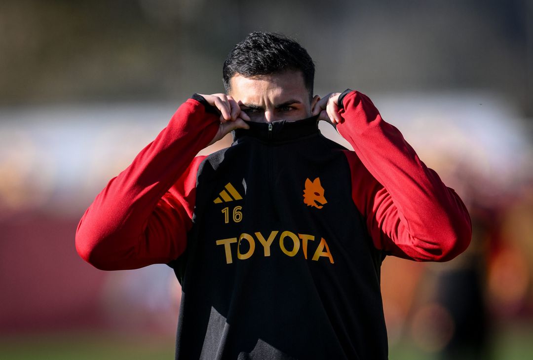 Roma, l’allenamento alla viglia del Milan. Non c’è Dybala – FOTOGALLERY - immagine 9