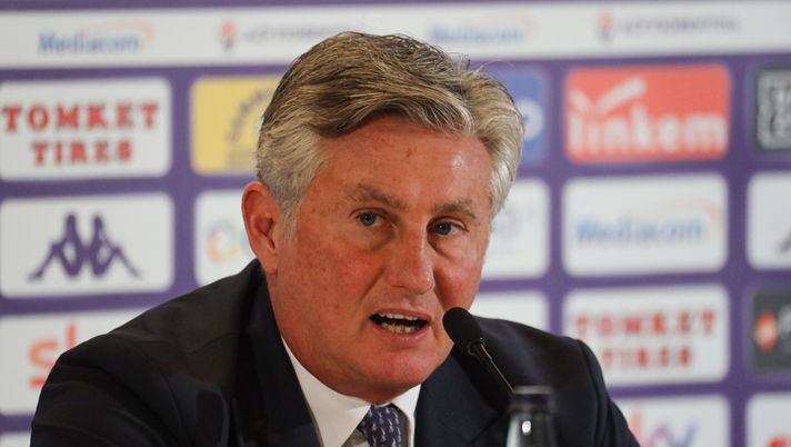 GERMOGLI PH: 6 OTTOBRE 2020 FIRENZE STADIO ARTEMIO FRANCHI CONFERENZA STAMPA DEL DIRETTORE SPORTIVO DELLA FIORENTINA CALCIO DANIELE PRADE' 