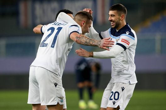 Milinkovic e Zaccagni Milinkovic e Zaccagni