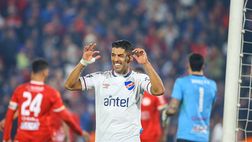 Nacional, sorride Luis Suarez tornato al gol col suo club dopo 16 anni