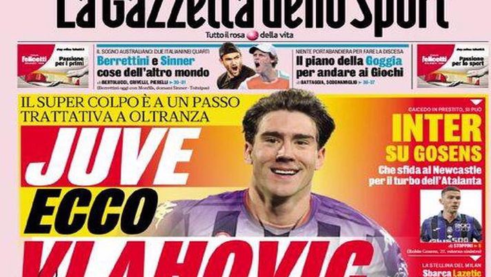 BUONGIORNO CITTACELESTE – LE PRIME PAGINE DEI PRINCIPALI QUOTIDIANI SPORTIVI – GUARDA - immagine 1