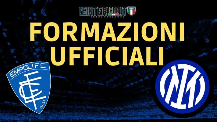 Empoli-Inter, formazioni ufficiali: chance per Sanchez e Gagliardini. Riposa Skriniar Empoli-Inter, formazioni ufficiali: chance per Sanchez e Gagliardini. Riposa Skriniar - immagine 1