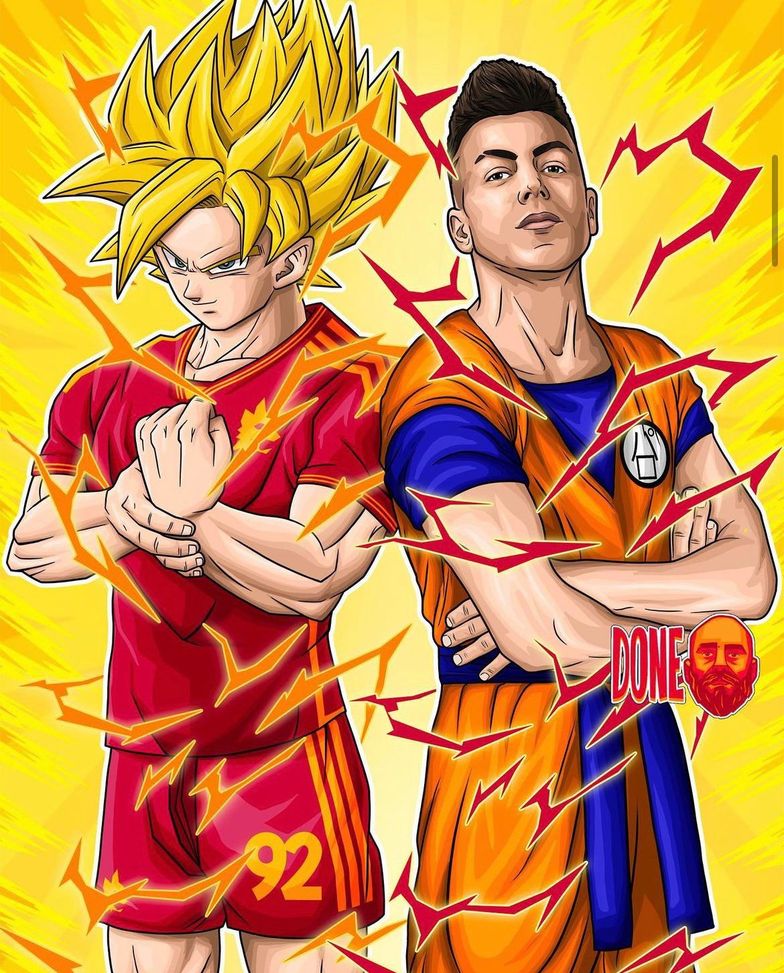 El Shaarawy, arriva il regalo del tifoso-artista: un quadro da Super Saiyan FOTO- immagine 3