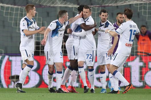 FLORENCE, ITALY - APRIL 11: Josip Ilicic of Atalanta BC celebrates after scoring a goal during the Serie A match between ACF Fiorentina and Atalanta BC at Stadio Artemio Franchi on April 11, 2021 in Florence, Italy. (Photo by Gabriele Maltinti/Getty Images) FLORENCE, ITALY - APRIL 11: Josip Ilicic of Atalanta BC celebrates after scoring a goal during the Serie A match between ACF Fiorentina and Atalanta BC at Stadio Artemio Franchi on April 11, 2021 in Florence, Italy. (Photo by Gabriele Maltinti/Getty Images)