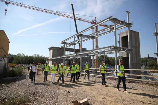 7 Settembre 2021 Bagno a Ripoli, cantiere Viola Park, visita della stampa. 7 Settembre 2021 Bagno a Ripoli, cantiere Viola Park, visita della stampa.