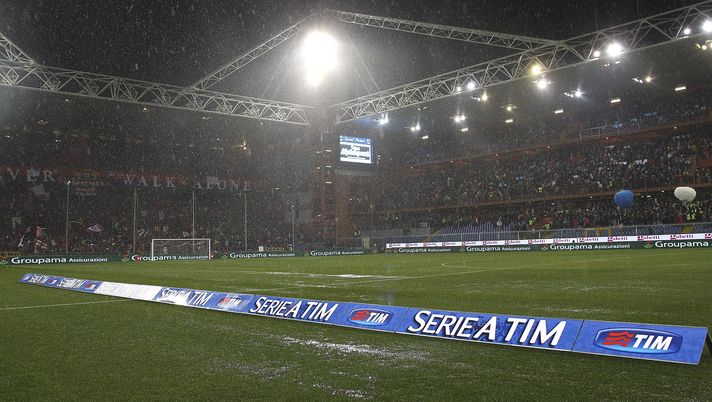 Maltempo allo stadio Luigi Ferraris di Genova Marassi (credits: GETTY Images) 