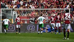 Serie A, il Torino batte in rimonta il Sassuolo per 3-2: spettacolare gol di Belotti nel finale