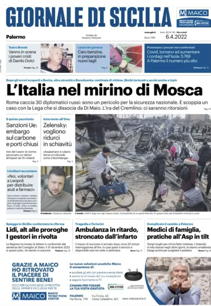 prima pagina