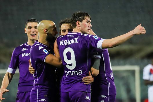 GERMOGLI PH: 23 GENNAIO 2021 FIRENZE STADIO ARTEMIO FRANCHI SERIE A FIORENTINA VS CROTONE NELLA FOTO GOL ED ESULTANZA DI BONAVENTURA GERMOGLI PH: 23 GENNAIO 2021 FIRENZE STADIO ARTEMIO FRANCHI SERIE A FIORENTINA VS CROTONE NELLA FOTO GOL ED ESULTANZA DI BONAVENTURA