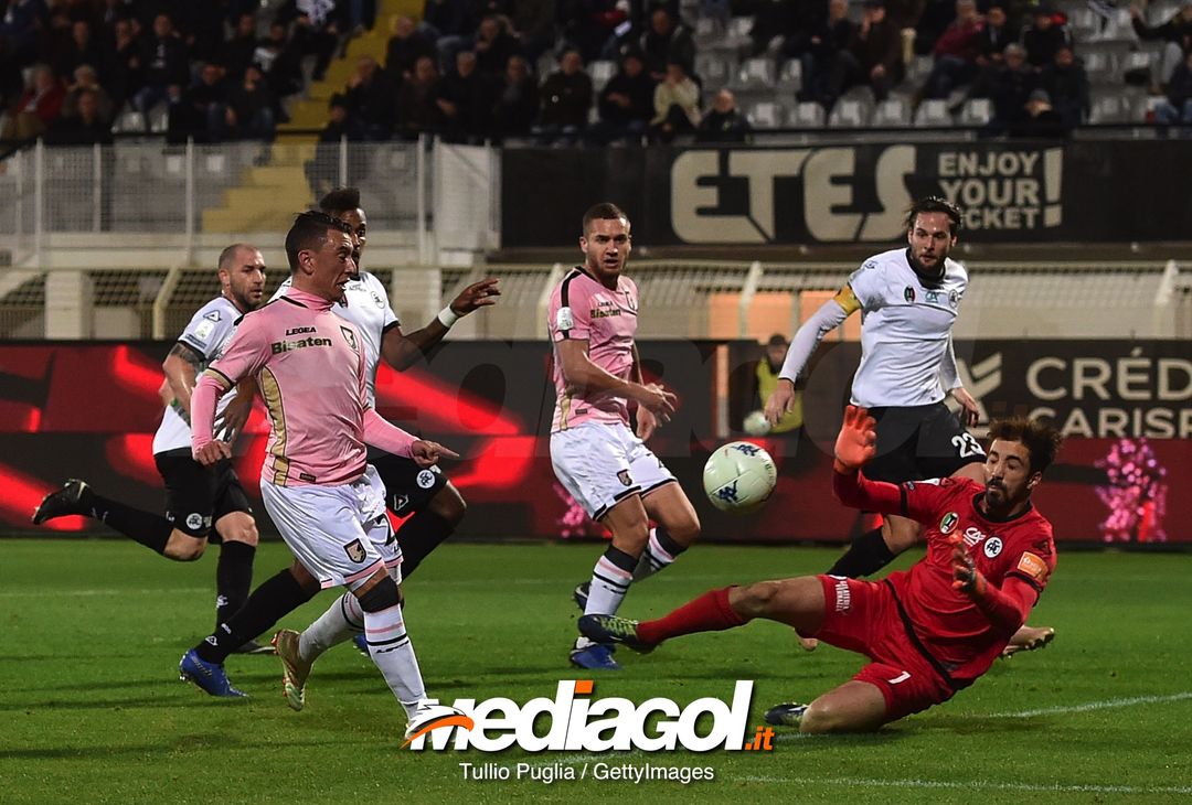  during the Serie B match between AC Spezia and US Citta di Palermo at Stadio Alberto Picco on December 23, 2018 in La Spezia, Italy. 