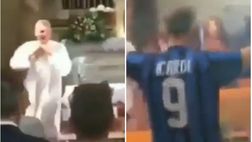 Mauro Icardi posta il video del prete pazzo di lui e dell’Inter: “E’ un fenomeno”