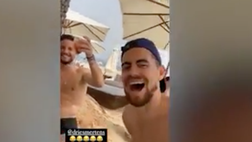 VIDEO Napoli, Mertens si diverte in vacanza: Ciro e Jorginho come ai vecchi tempi