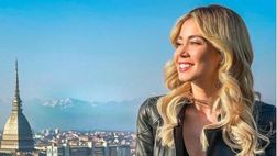 Diletta Leotta si gode il sole di Torino prima del derby della Mole