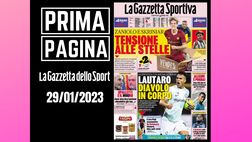 Prima pagina Gazzetta dello Sport: “Tensione alle stelle”