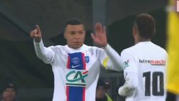 VIDEO Pays de Cassel-PSG 0-7, gol e highlights: Mbappé scatenato, segna cinque reti