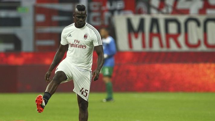 Mario Balotelli, attaccante del Milan