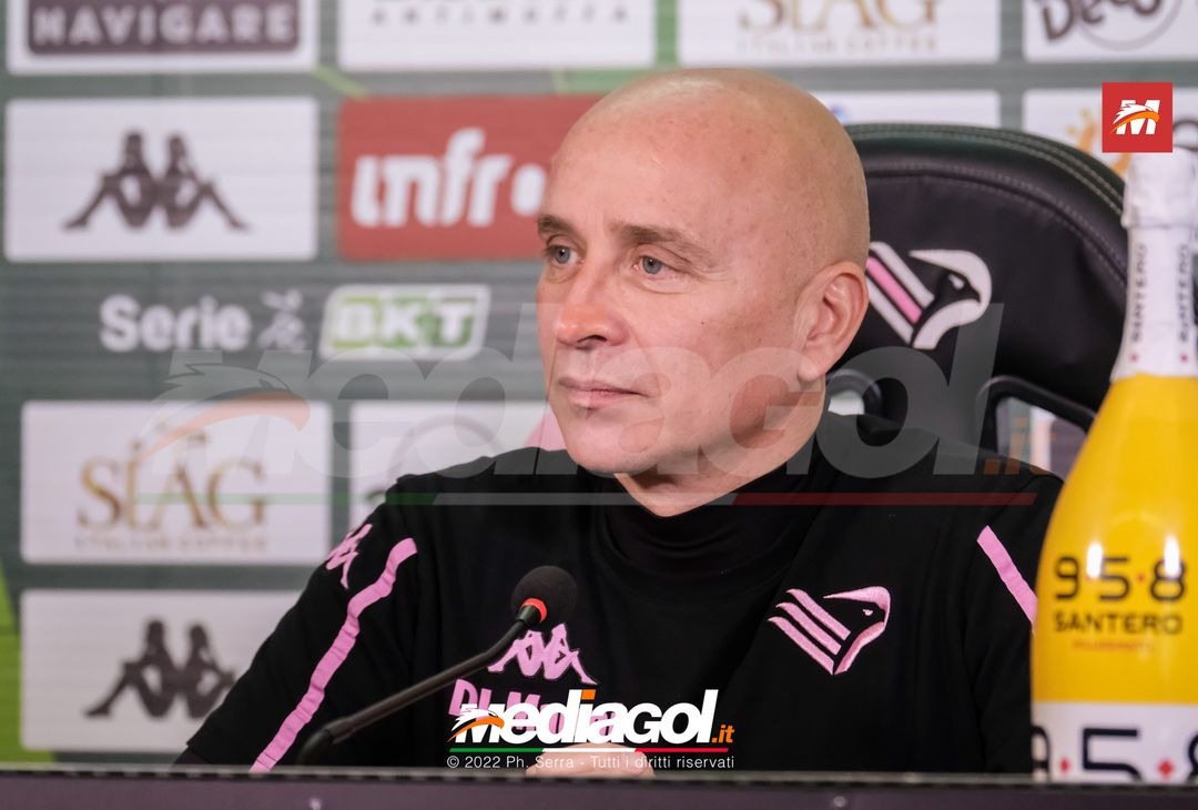 FOTO PALERMO, verso il Perugia: Corini in sala stampa (Gallery)- immagine 1