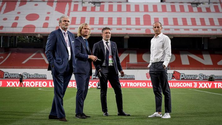 Nedved, Arrivabene, Allegri, Cherubini Juventus