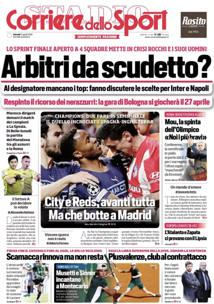prima pagina