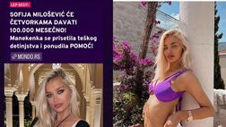 Lady Jovic aiuta una famiglia serba con un contributo mensile: la modella invierà…