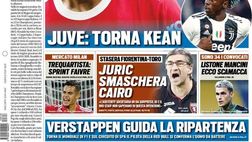 Prima Pagina, Tuttosport: “CR7 United! Lautaro-Correa gol, rimonta Inter”