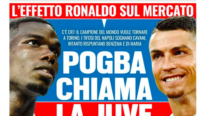 RASSEGNA – Pogba chiama la Juve! Higuain manda Morata al Milan, su Di Maria-Napoli…- immagine 1