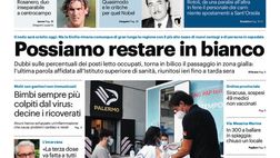 Prima Pagina, Giornale di Sicilia: “Possiamo restare in bianco”