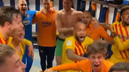 Barcellona, è qui la festa: spogliatoio impazzito dopo il Clasico (VIDEO)