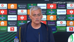VIDEO Roma-Feyenoord, Mourinho: “Guadagnato sul campo, ora scriviamo la storia”