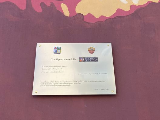 Inaugurato a Centocelle il murale in onore di Sergio Leone- immagine 2