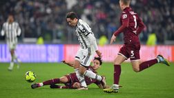 Juventus-Torino 4-2, il tabellino: Ricci diffidato e ammonito, salterà il Bologna