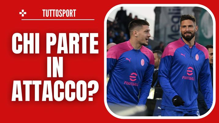 Luka Jovic Giroud AC Milan Frosinone-Milan 2-3 Serie A 2023-2024