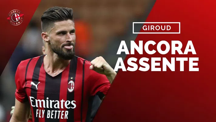 Olivier Giroud (attaccante AC Milan) non giocherà in Milan-Venezia di domani sera | News (Getty Images)