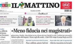 PRIMA PAGINA IL MATTINO OGGI: “Parco a tema nel nome di Diego”