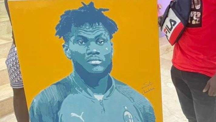 Franck Kessie, il pittore africano continua a vederlo in rossonero… Franck Kessie, il pittore africano continua a vederlo in rossonero…