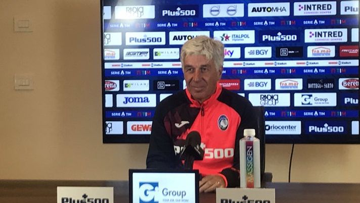 Gasperini ritratto dal profilo Twitter @Atalanta_BC 