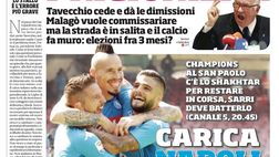 EDICOLA / CorSport: Palla prigioniera, Tavecchio cede e dà le dimissioni. Malagò…