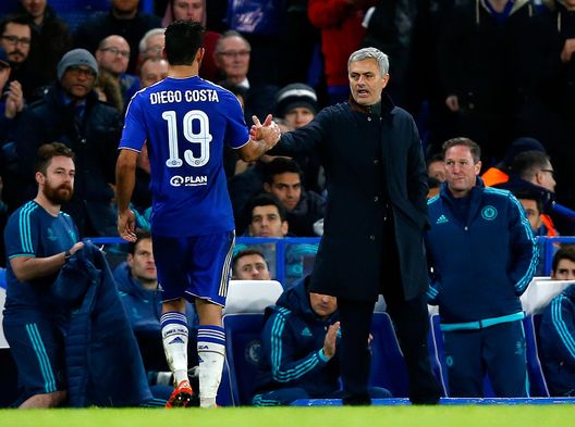 Mourinho Diego Costa (getty images) Mourinho Diego Costa (getty images)