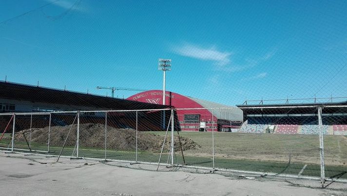 Lo stadio dello Skonto Riga Lo stadio dello Skonto Riga